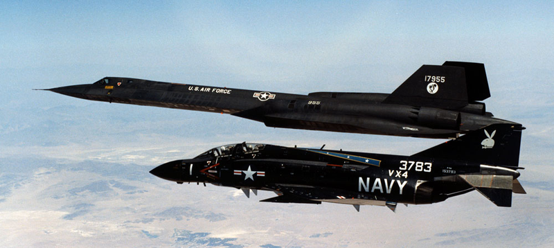 Illustration for article titled This SR-71, F-14, F-4 Formation Shot Is An Air Combat Dream Come True